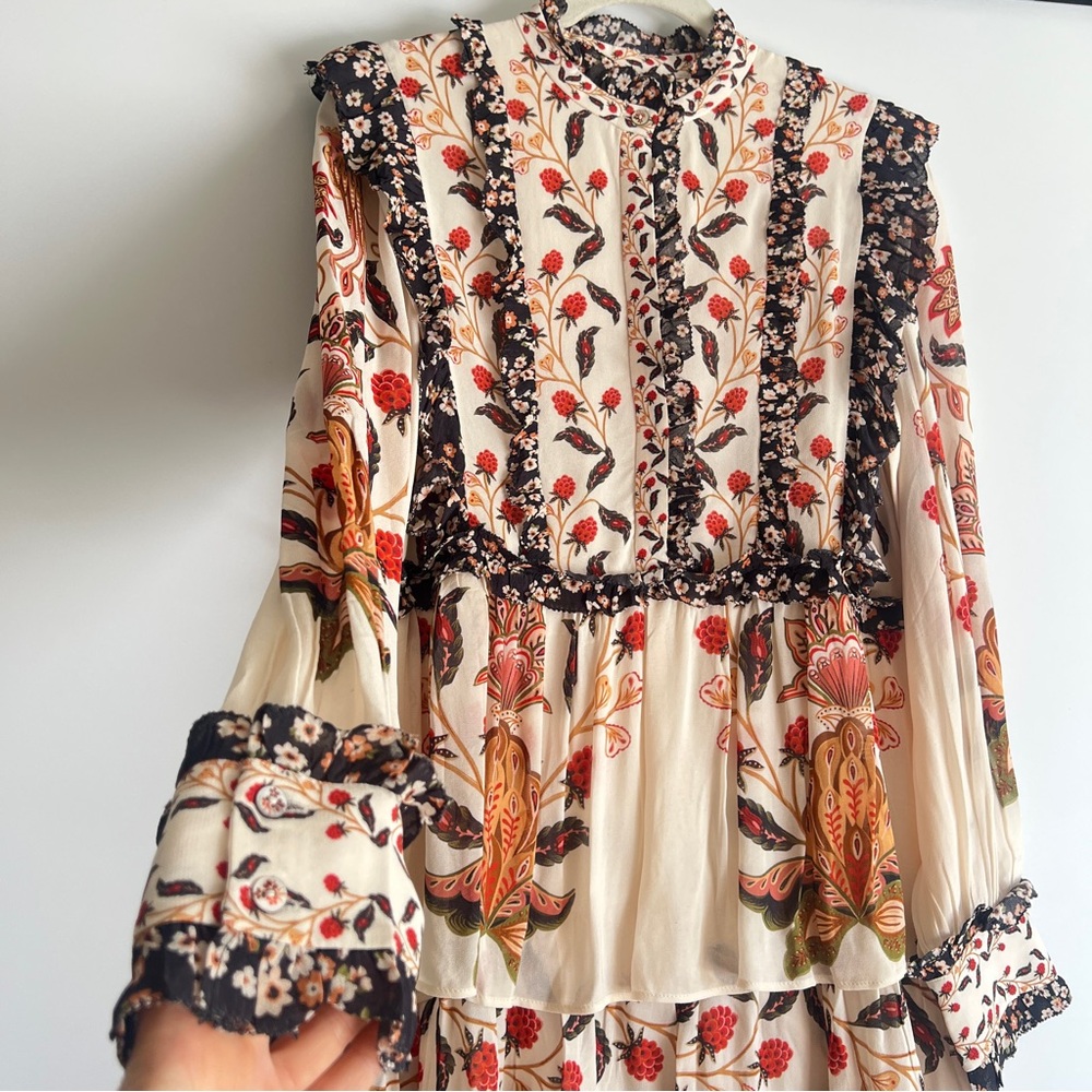 FARM Rio Cream Berry Garden Mini Dress Size Small NWT - Picture 11 of 16
